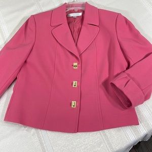 Tahari Blazer embellished with gold toggle fasteners for a sophisticated look